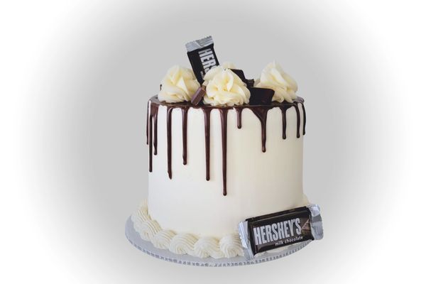 Custom chocolate birthday cake