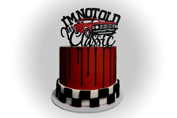 Custom Classic Car Birthday Cake