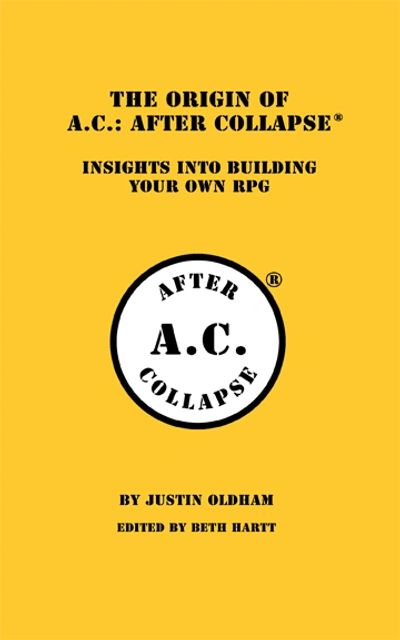 Book cover for The Origin of A.C: AFTER COLLAPSE® : Insights Into Building Your Own RPG