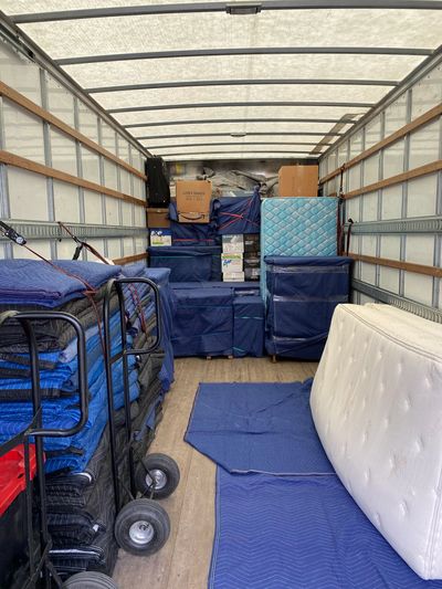 We carefully protect furniture to prevent damages.