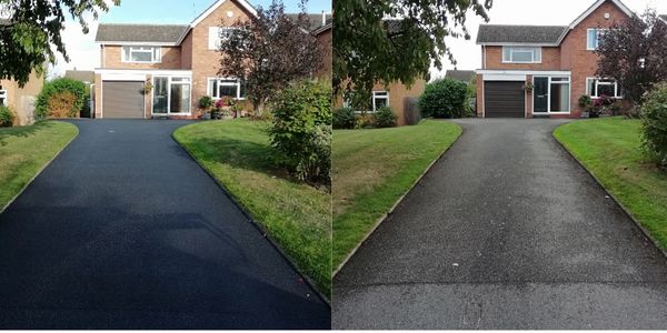 Tarmac driveway restoration