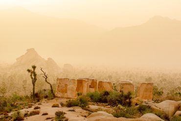 Adobe ruins, Ryan Ranch, Lost Horse Valley, Mojave Desert, mining, Joshua Tree National Park