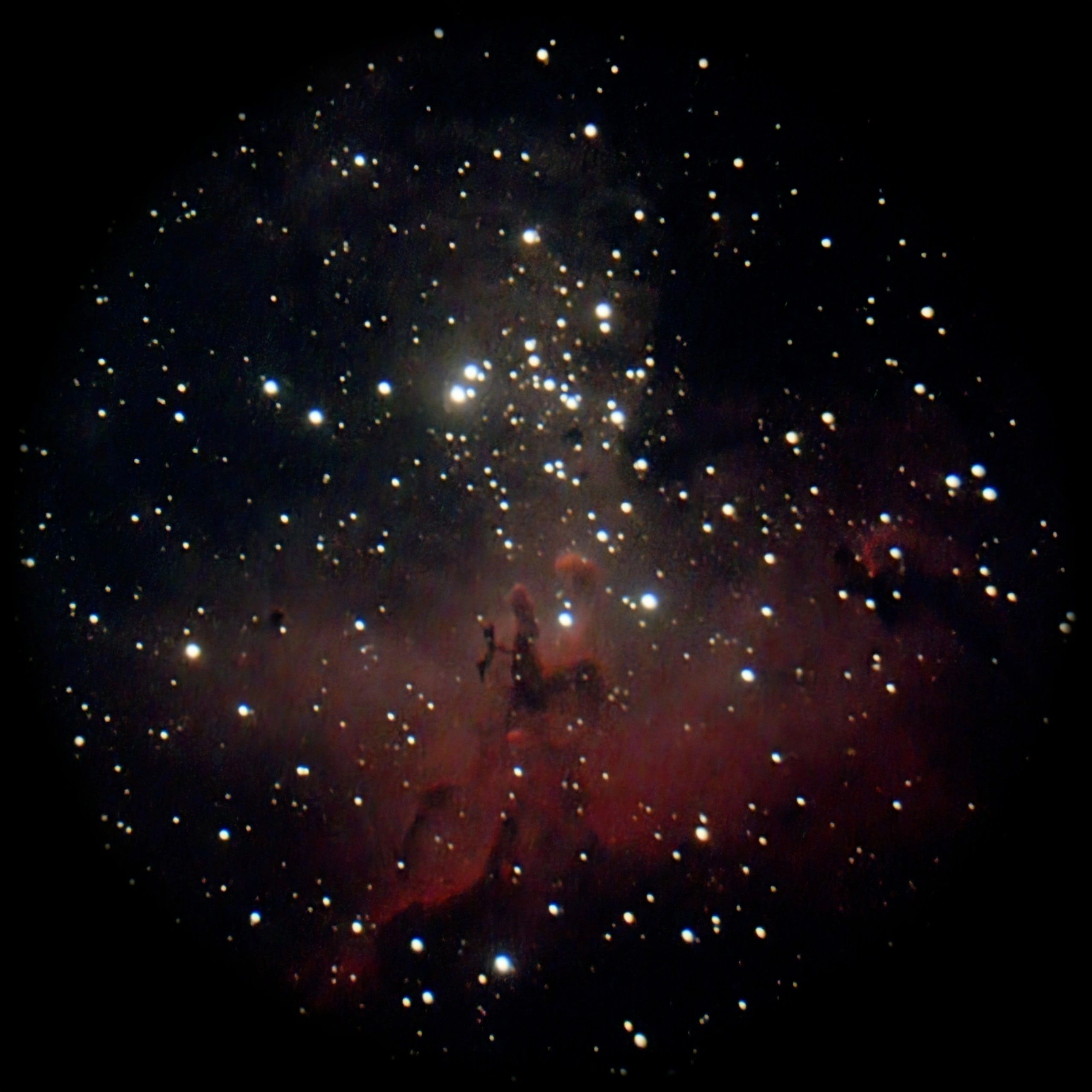 The Eagle Nebula with the "Pillar of Creation" at the centre