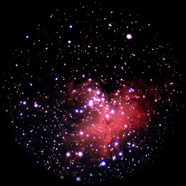 The Eagle Nebula with the "Pillar of Creation" at the centre - Messier 16