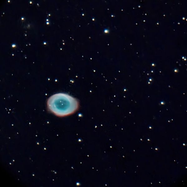 Ring Nebula - messier 57 as seen through our telescope