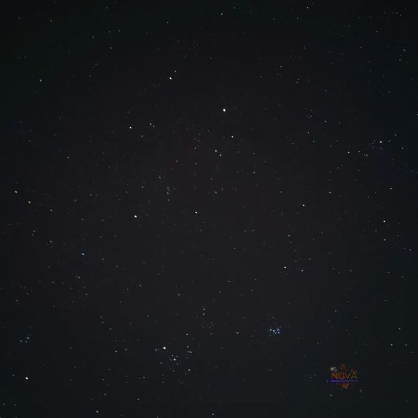 Pleiades with the constellation Auriga