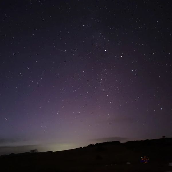 NOVA's mobile observatory under the night sky in Wales