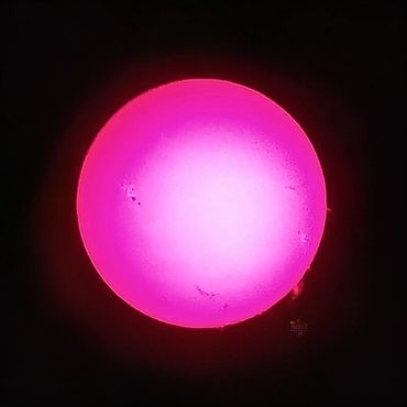 The Sun as seen through a Coronado personal solar telescope