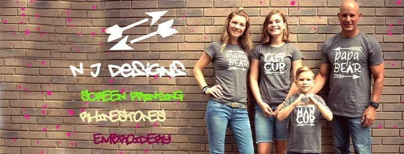 Nj designs  custom t shirts screen printing embroidery
