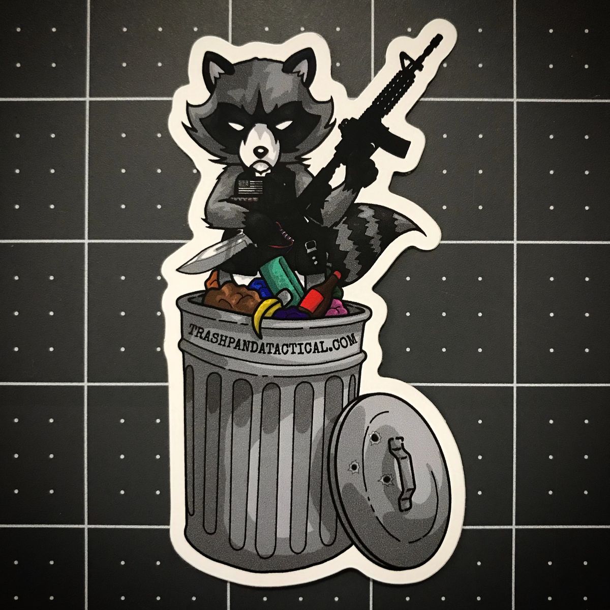 Trash Can Sticker