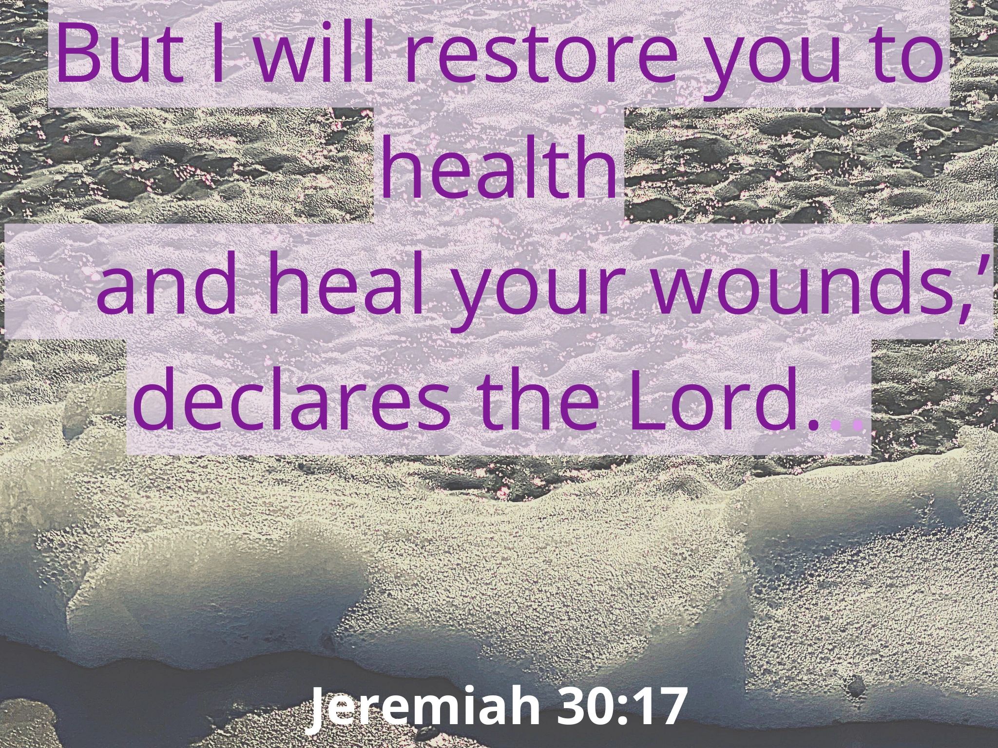 Jeremiah 30:17