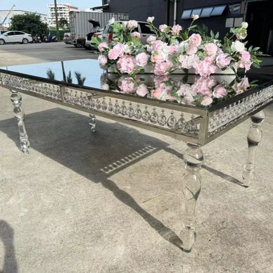 Silver Frame Teardrop Table.jpg