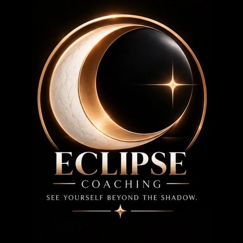 Logo for Eclipse Coaching with shadow and light design.