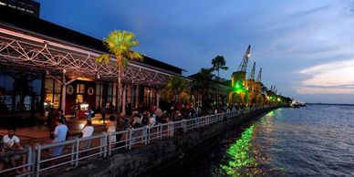 A Estação das Docas. Um complexo turístico-cultural e espaço multi-ambiente situada em Belém do Pará