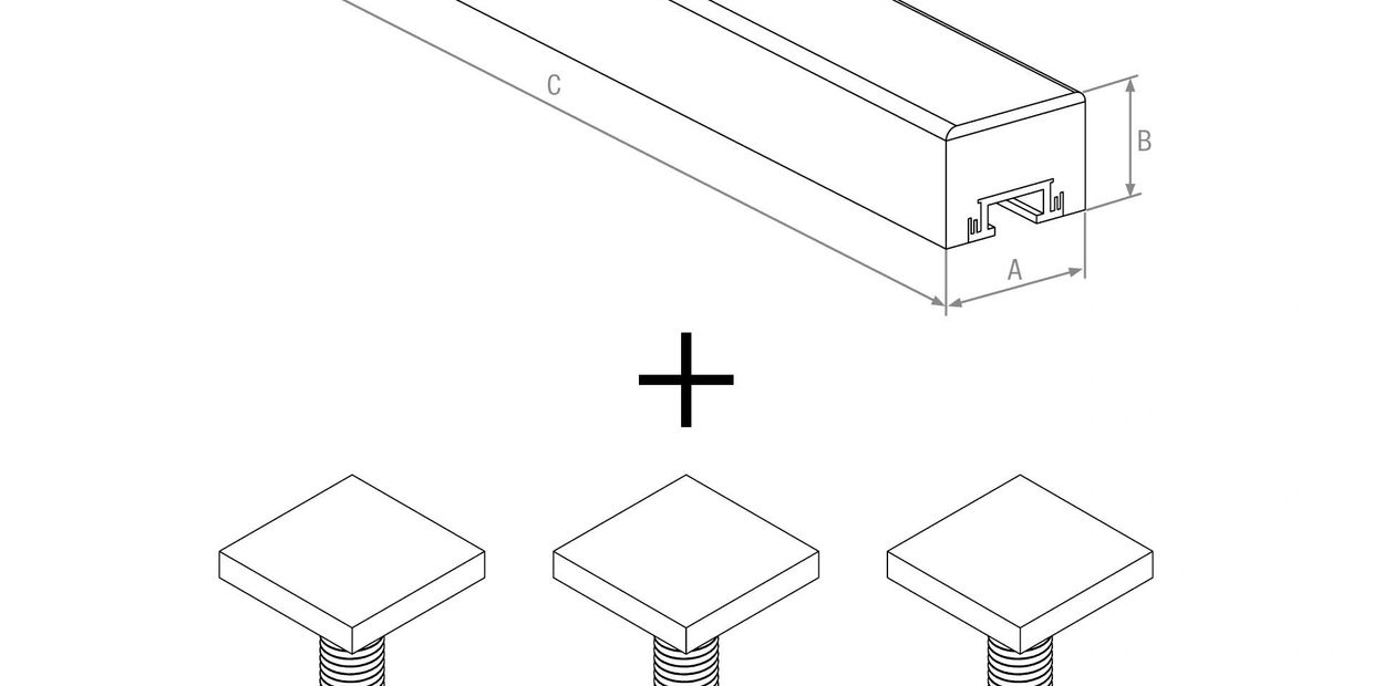 Kit barras de impacto para bandas transportadoras - camas de impacto para cintas con set tornillos