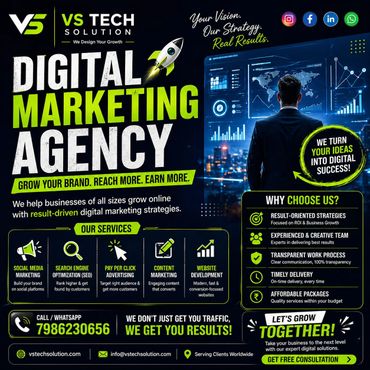 Digital marketing agency promoting growth with expert services and real results.