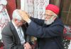 Receiving the Blessing by the High Priest of Israel Abedel on the Mountain of Blessings in the Holy Land