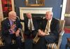 With Buzz Aldrin and Vice President Pence