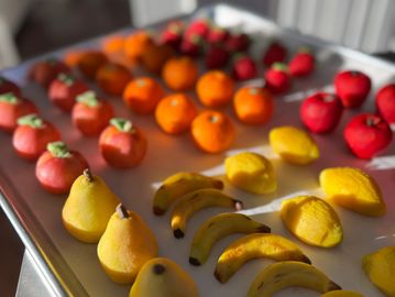 Almond Paste Candy - Fruit Shapes