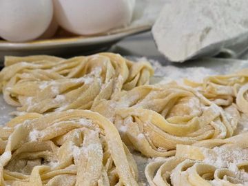 Fresh made semolina pasta, randazzos pastries shop