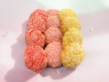 Coconut cookies filled with shredded coconut, randazzos pastries, italian pastry