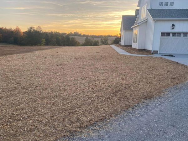 Excavation Services- site preparation, land grading, leveling, seed & straw in Springfield, TN