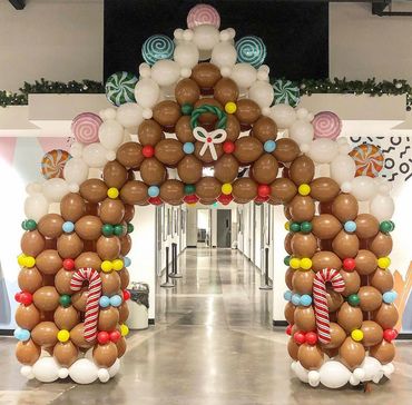 Gingerbread Balloon House