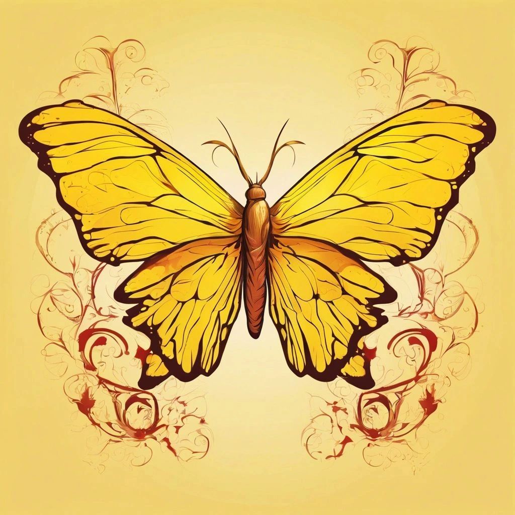 Butterflies a simple of rebirth