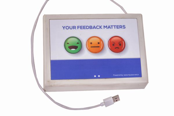 customer feedback device with crm integration