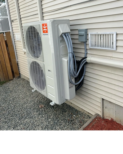 Ductless mini-split heat pump