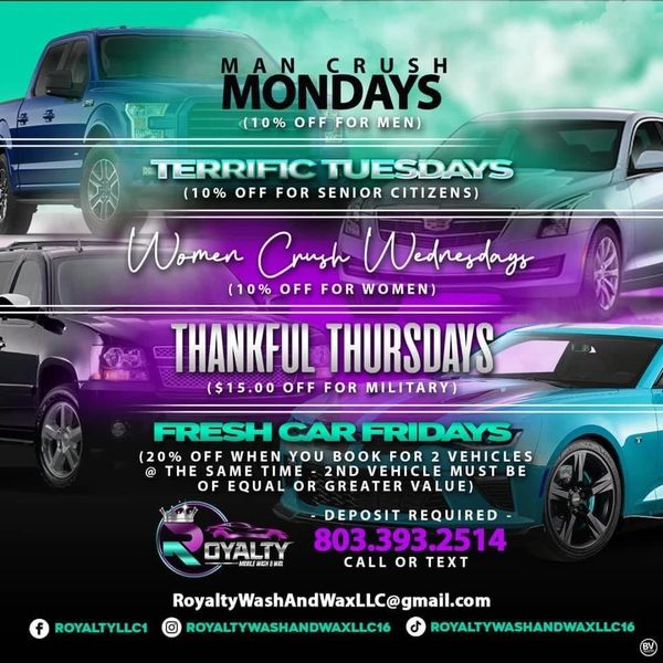 Royalty Mobile Wash & Wax Home