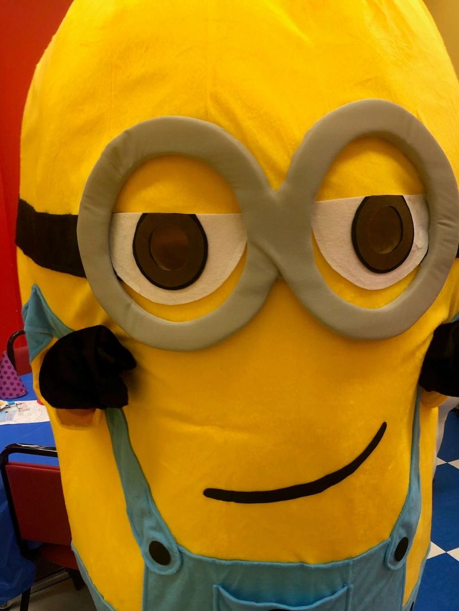 DJ Minion, the costumed character DJ for kids parties