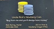 Uncle Rick's Newberg Coin