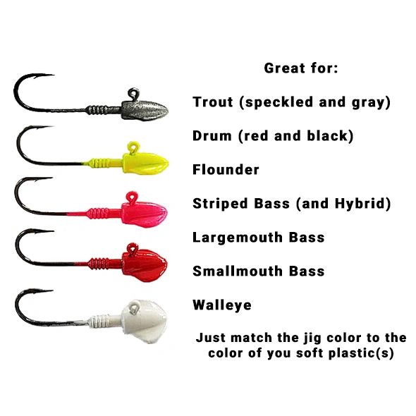 3/8 oz. 3/4 oz. Barefoot Jig