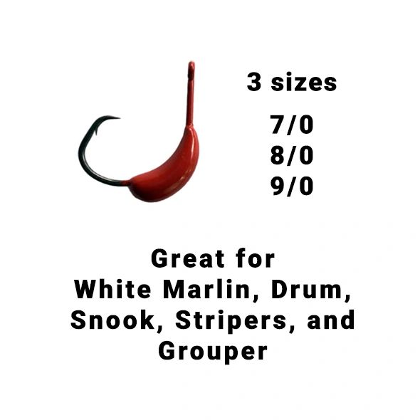 Barefoot Saltwater Circle Hook Chin Weight