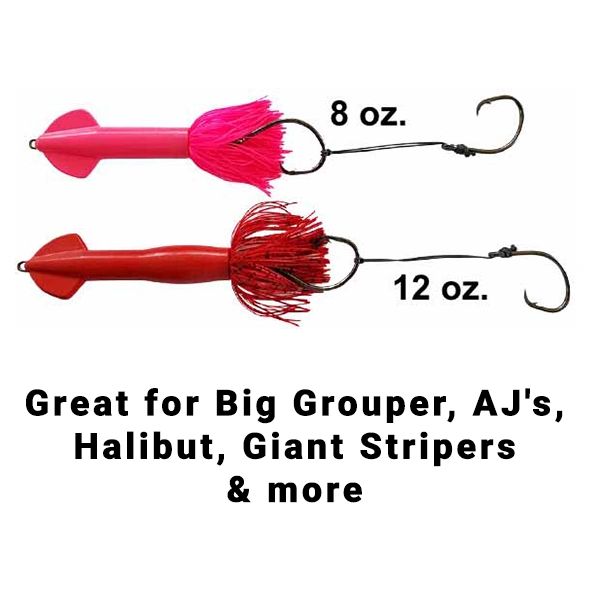 8oz. 12oz. Barefoot Squid Jig