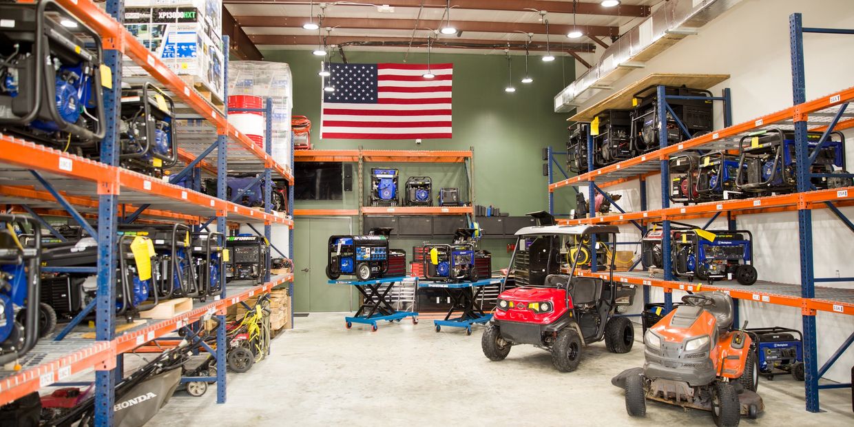 small engine repair shop in Tomball, Texas 