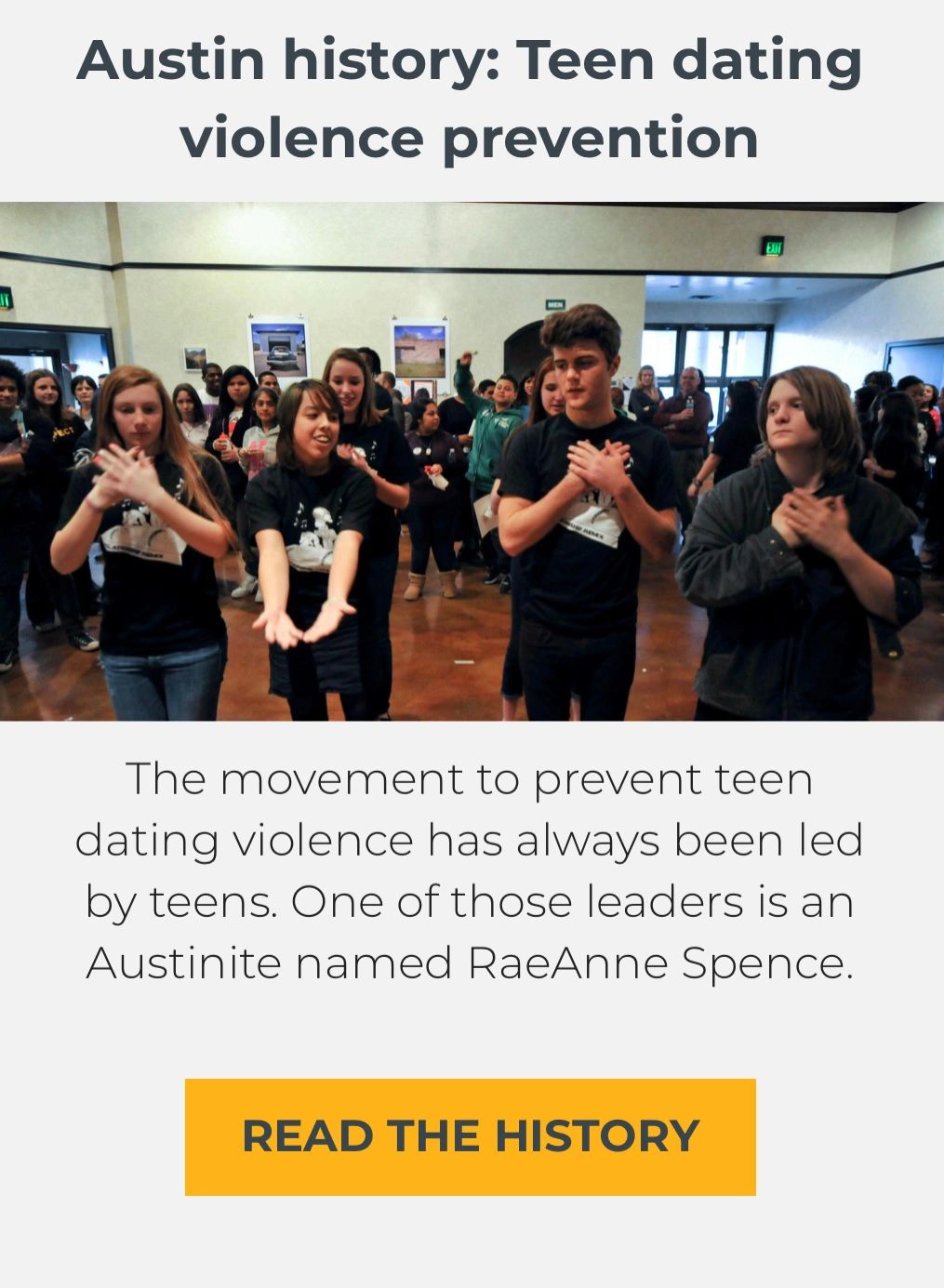 SAFE supporting teens: Teen Dating Violence Provention 
