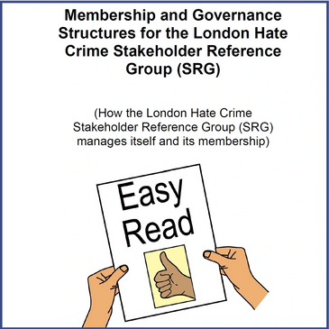 Front page of the Easy read - Membership & Governance Structures document