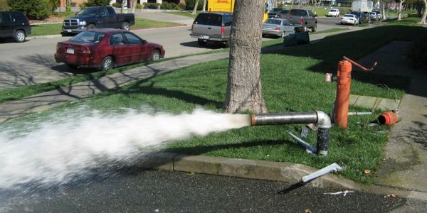 Testing standpipe pressure