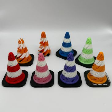Coloured to traffic cons