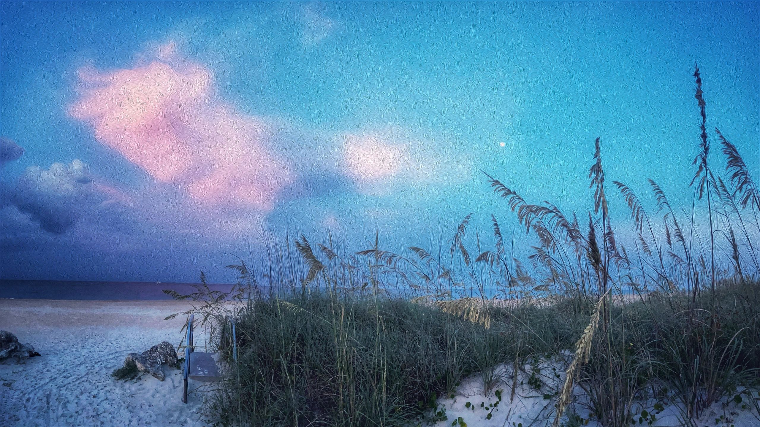 St. Augustine Beach, FL in oil