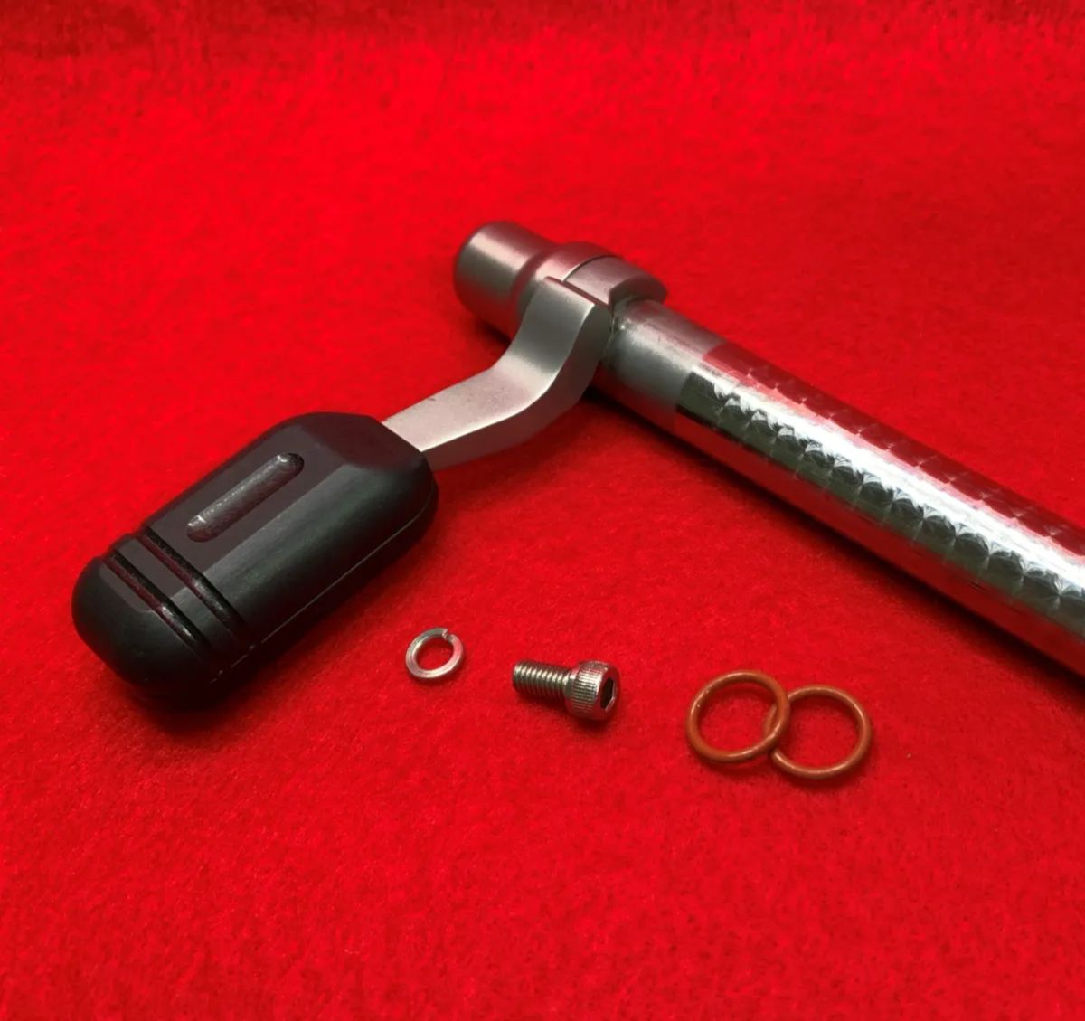 Bolt On / Clamp On Remington 700 Bolt Knob Extension Handle Tactical Version Type 1 (Black)