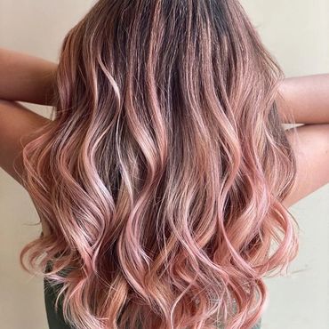 pink balayage 