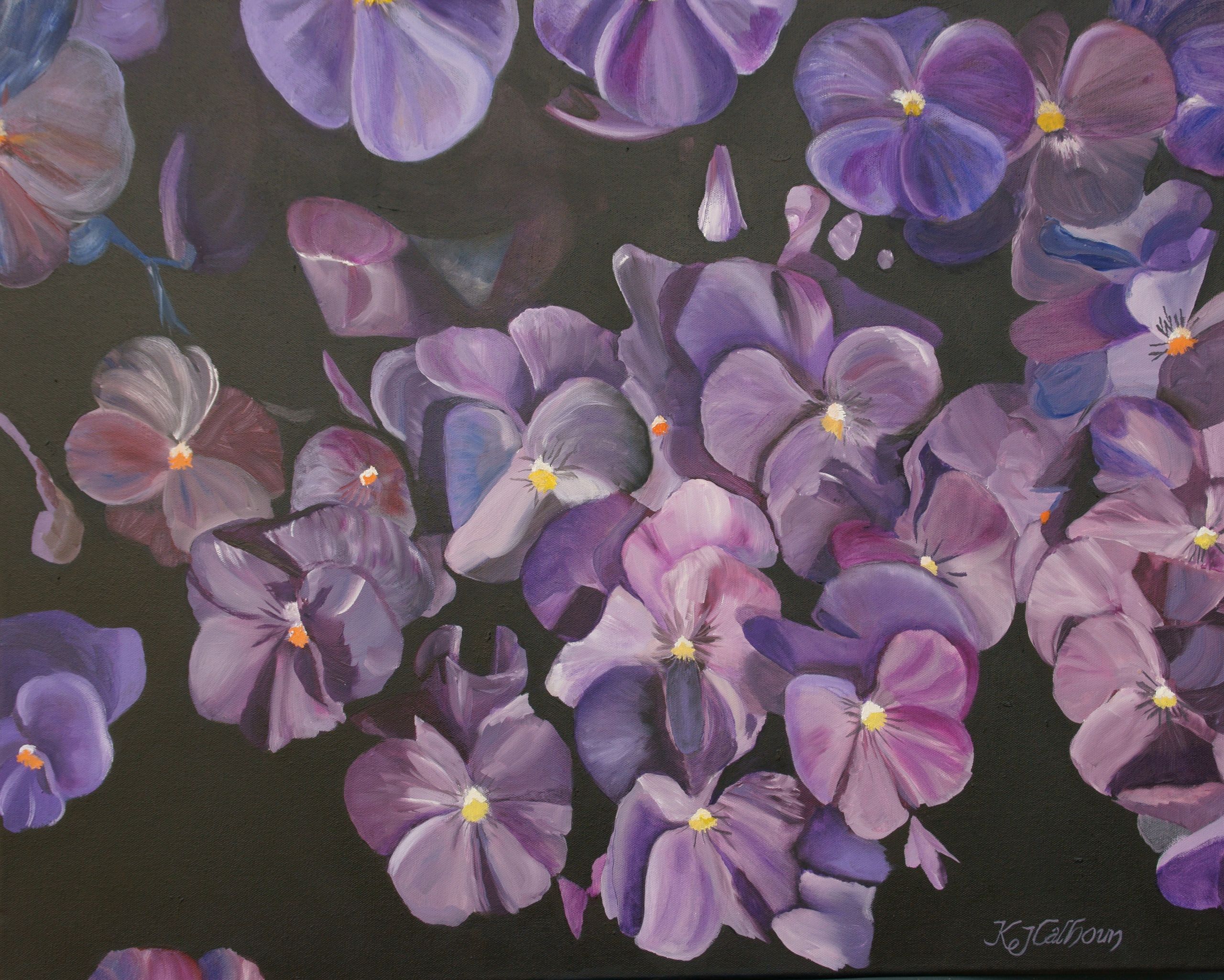 Purple flowers Norsay