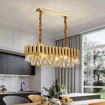 Luxury and fashion chandelier with LED bulb