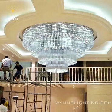 Empire style crystal ceiling lamp for villa