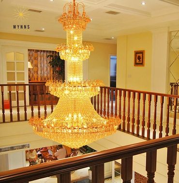 Empire crystal pendant lighting for villa and hotels