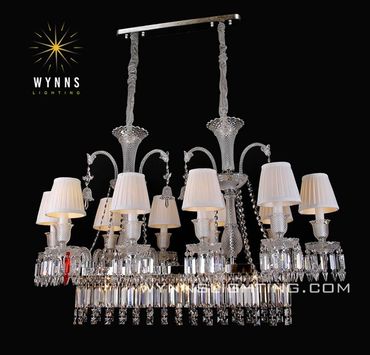 Luxury baccarat crystal ceiling lighting for wedding decoration