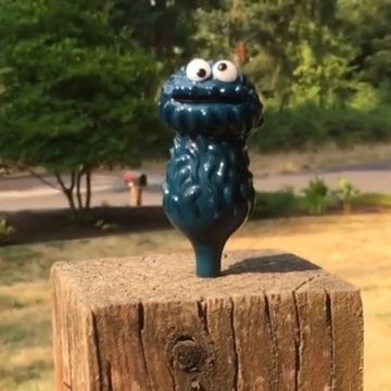 Cookie Monster Morrison Glass